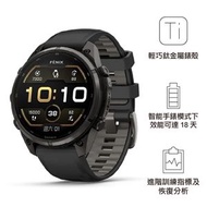全方位戶外旗艦 GPS 智能手錶 Fenix 9 Pro 47mm AMOLED Sapphire Carbon GY DLC TI with BK/ Pebble Gray Si