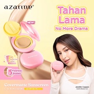 Azarine Coverage Sunscreen Cushion SPF50+ PA++++ [11gr] Long-Lasting Cushion Zero Oxidation Flawless