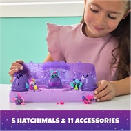 PERFECT Hatchimals Alive Neon Rainbow Egg Box Play Set with 5 Self-Hatching Eggs and 11 Accessories