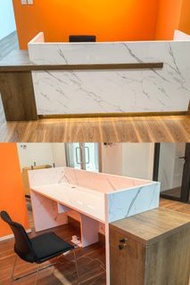 大理石紋接待櫃檯