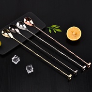 Round Cake Bar Spoon Round Bottom Long Bar Spoon Long Bar Spoon Milk Tea Stirring Spoon Short Bar Sp