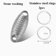 SOOPBN Portable Titanium Alloy Keychain Ultra-light 360° Rotatable Brass Keychain EDC Keyring Outdoo