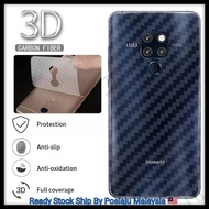 Huawei Nova 3 3I P30 P20 Mate20 Mate10 Pro Back Film 3D Soft Carbon Fiber Sticker