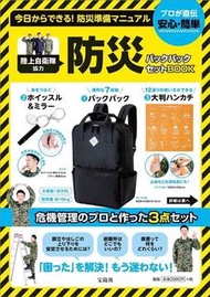 日本雜誌附錄 陸上自衛隊協力 防災 背包 雙肩包 Backpack
