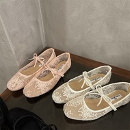 QC Lace Doll Shoes with Bow Straps