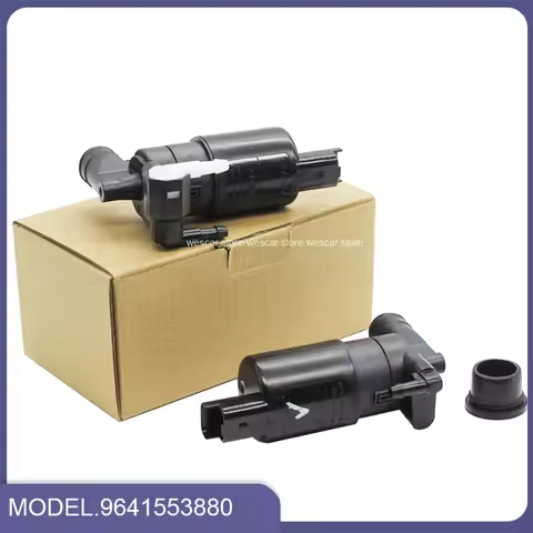 High Quality Window Cleaning Windscreen Washer Pump Motor with Grommet For Peugeot 307 308 408 Citro