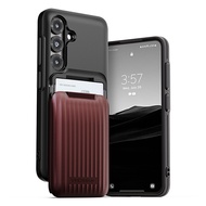 VRS DESIGN Orb Fit Case for Galaxy S25 (2025) Slim Card Wallet Case [3 Cards] Minimalist and Sleek D