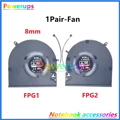 New Original Laptop CPU/GPU Cooler Fan For Razer Blade Stealth 13 RZ09-0281 RZ09-0310 RZ09-0327 FPG1