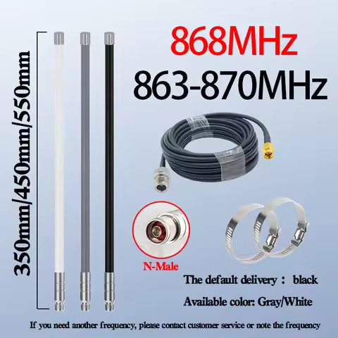 Lorawan 868MHz antenna 863-870MHz 866MHz 869MHz Outdoor OMNI fiberglass antenna for Meshtastic Heliu