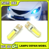 2PCS Lampu Mobil Headlight Super Terang Led T10 W5w 2 Cob  Lampu Headlamp Mobil Lampu Depan Mobil Le