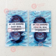 FORK OIL SEAL + DUST SEAL SET - YAMAHA - DT 125 ENDURO (NK)