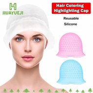 HUAYUEJI Hair Coloring Hat, With Hook Silicone Hair Coloring Highlighting Cap, Reusable Hair Dying F