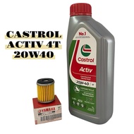 CASTROL ENGINE OIL ACTIV 4T 20W40 20W-40 100% ORIGINAL