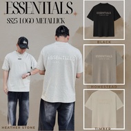 ESSENTIALS SS25 LOGO METALLIC