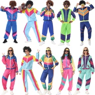 Disco Costume disco Adult Men Women Performance Costume Hippie Rock Dance Sports Hip Hop Costume 12.