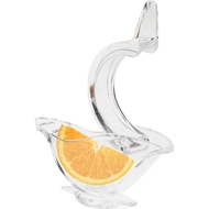 YQ4 1Pcs Manual Juice Acrylic Lemon Clip Hand Pressure Transparent Juicer Pomegranate Lemon Orange Squeezer Home Kitchen