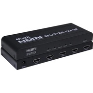 V2.0 4K 60hz HDMI Splitter 1x4 4kx2k 3D HDMI Splitter 1x4 1 In 4 Out Video Converter for PS4 DVD STB