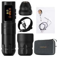 Ambition Shura-X Wireless Tattoo Machine 3.5mm+4.0mm Stroke 1-12V battery 1800mAh Double Bearing Dir
