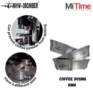 MHW-3BOMBER Espresso Coffee Dosing Funnel Compatible 58mm Portafilter Stainless Steel Coffee Dosing 