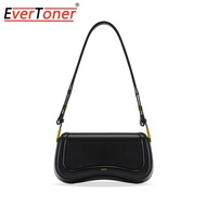 Evertoner Túi nách mini phong cách da Retro đa năng JW PEI cho nữ có thể điều chỉnh