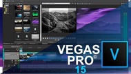 โปรแกรมตัดต่อวีดีโอยอดนิยม Sony Vegas Pro 15  มีวีดีโอสอนการติดตั้ง(email)