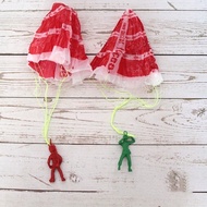 Childhood Games Kids Games Flying Throwing Games Fly Parachute Toys - 1pcs