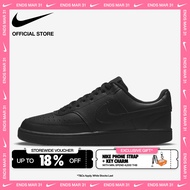 Nike Mens Court Vision Low Next Nature Shoes - Black ไนกี้ รองเท้าผู้ชาย Court Vision Low Next Natur