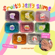 FRUITY JELLY SLIME by slimeecantiqz | Clear slime, jelly clear slime, jelly slime, nutrijel slime, c