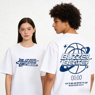 Basketball themed 'BUZZER BEATER' ultimate printed sports style loose short sleeved T-shirt