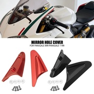 Big sale Rear Mirror Cap Eliminators Windscreen Mirror Hole Cover For Ducati PANIGALE 899 PANIGALE 1