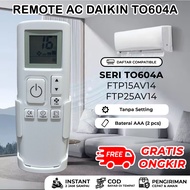 Remote AC TO604A FTP15AV14 FTP25AV14 RP15AV14 RP25AV14