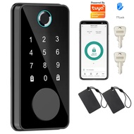 Room Door Smart Fingerprint Digital Automatic Electronic Door Lock with Key