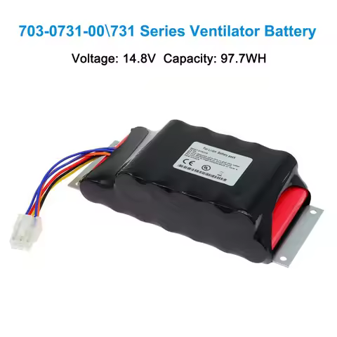 Replacement 703-0731-00 Battery for KSEZOLL Eagle II ,731 Series Ventilator 703-0731-00-RE 14.8V 97.