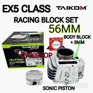 TAIKOM BLOCK EX5 CLASS RACING BLOCK 56MM 58MM +3MM BODY TAIKOM（JET ROD USE/ROD100L）