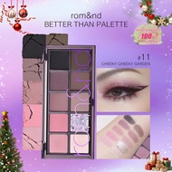 Romand Better Than Palette 11 CHEEKY CHEEKY Eyeshadow Palette, Natural Daily Tones, Easy To Blend, V