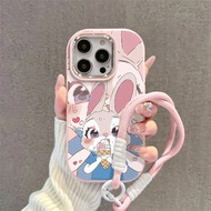 Samsung Case+bracelet Case Silicone Star Casing Samsung A07 case A06 a25 5G A55 A56 5G A36 A15 S24 U