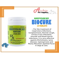 BIOCURE (Doxycycline HCI) 20 Tablets for Dogs & Cats