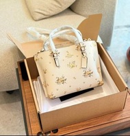 COACH Outlet Mollie 25小托特菊花 手提包 單肩包