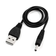 3.5 Mm.x 1.3 Mm.black USB Charger Cable Electrical Wire