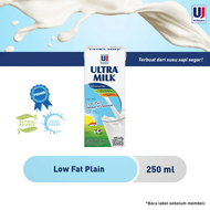 Ultra Milk Susu UHT Low Fat Plain 250ml