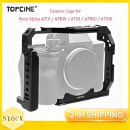 A7IV Camera Cage for Sony Alpha A7IV / A7RIV / A7III / A7RIII / A7SIII Full Cage Video Rig with Cold