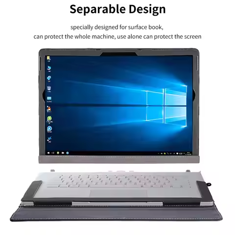 Laptop Cover for Microsoft Surface Book 3 2 1 13.5 inch Case Magnetic Tape Detachable Cover with Sta