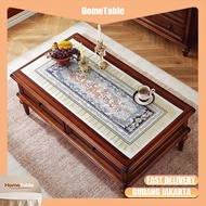 Hometable Living Room Tablecloth Sultan Motif PVC Oilproof Table Cover Waterproof Table Mat 45x90cm 