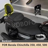 For Benda Chinchilla 350 450 500 Motorcycle Rear Backrest Passenger Seat Back Rest Pad Accessories B