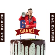 RONALDO CR 7 CAKE TOPPER