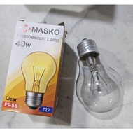 Clear Incandescent Lamp Bulb 40wBENING E27Masko, Chicken Bulb