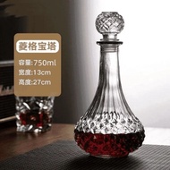 Glass Bottle Whiskey Wine Red Wine Bottle Wine Decanter Transparent Wine Bottle Refill Bottle High-e