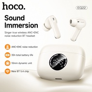 【Connect two devices】HOCO EQ22 TWS Wireless Headset ANC+ENC Noise Reduction Bluetooth Headset BT5.4 