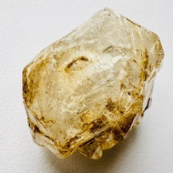 巴基斯坦黃泥骸骨水晶18彩虹 開窗彩虹骨幹水晶 原石原礦