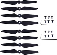 Limskey 2 Sets 8 Pack Black F7 Propellers Compatible with Bwine F7 GB2 F7 SJRC F7S F7 4K 9800FT RC Q